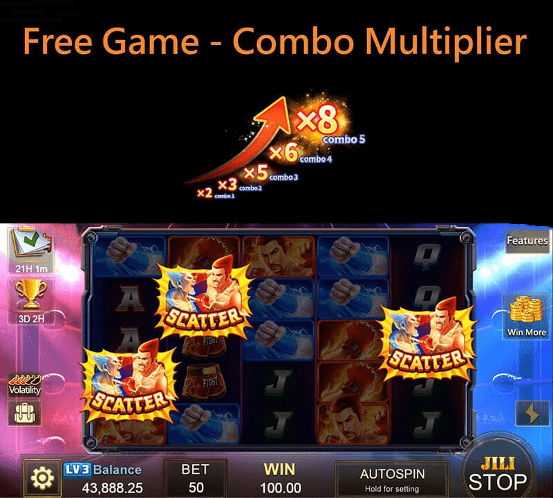 Ang Boxing King slot machine mula sa SlotMachine Games ay ang pinakamainit na tema ng laro ng slot machine ng Boxing King noong 2021.