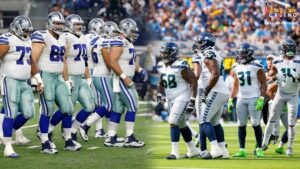 Ang larawang ito ay pinapakita ang Thursday Night Football Player Props Seahawks vs. Cowboys